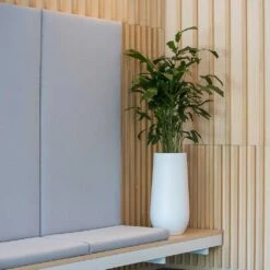 Nax Essentials Tall Planter - Matt White -Plant Supplies Sale nax planter essential matte white office seating